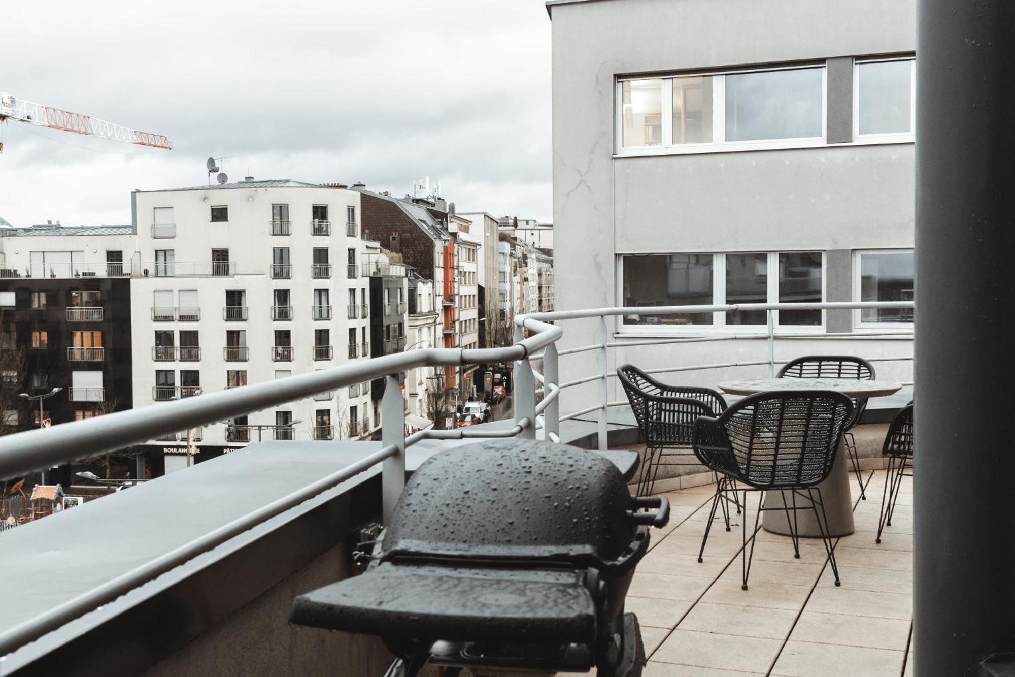 Lux Penthouse - Office, Terrace, Gym & Parking Leilighet Luxembourg Eksteriør bilde